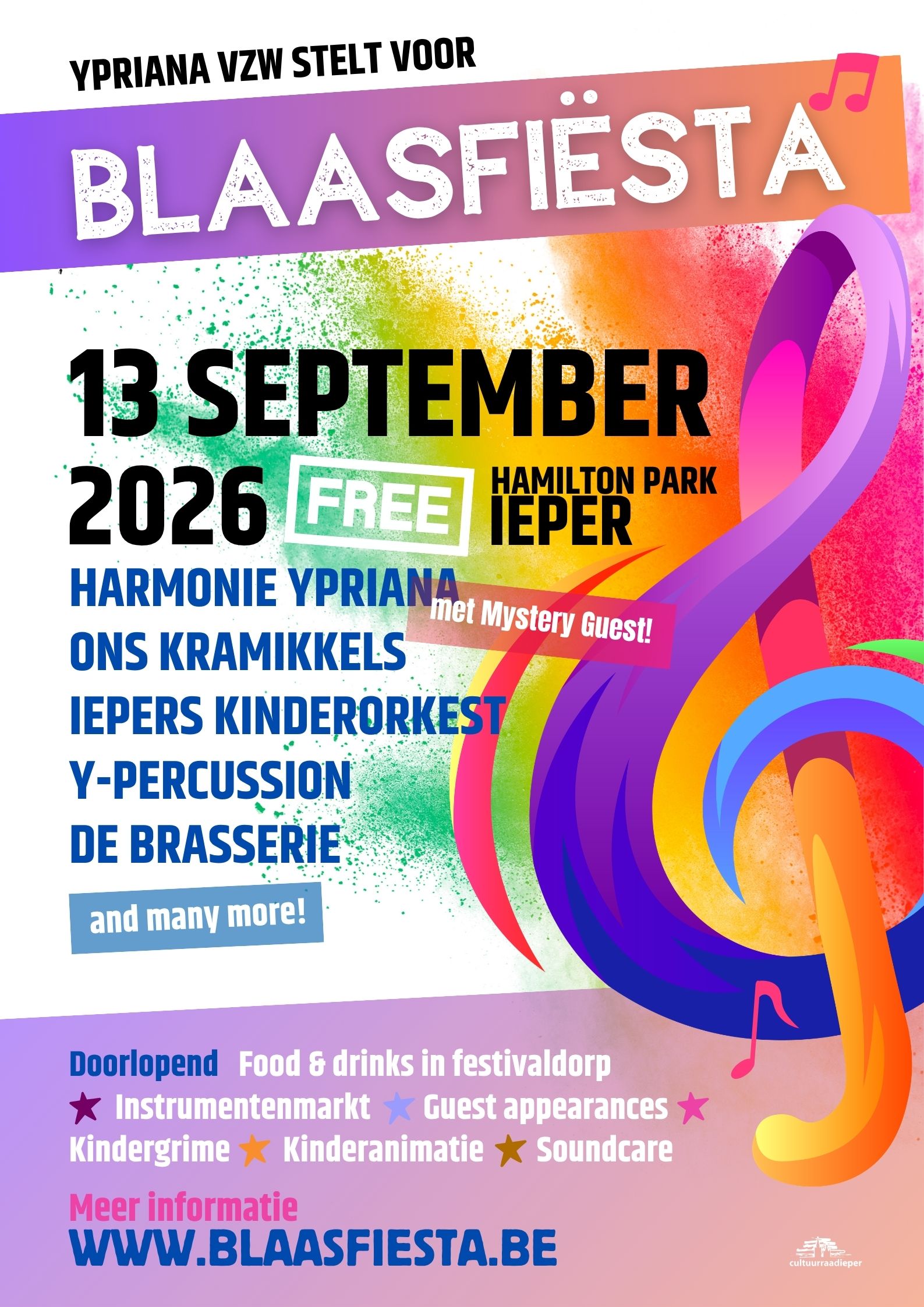 Blaasfiesta 2026 affiche